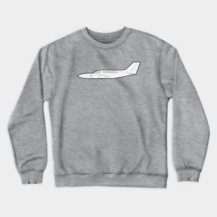 Cessna 402 Utiliner / Businessliner - Corporate Transport Commuter Airplane Crewneck Sweatshirt